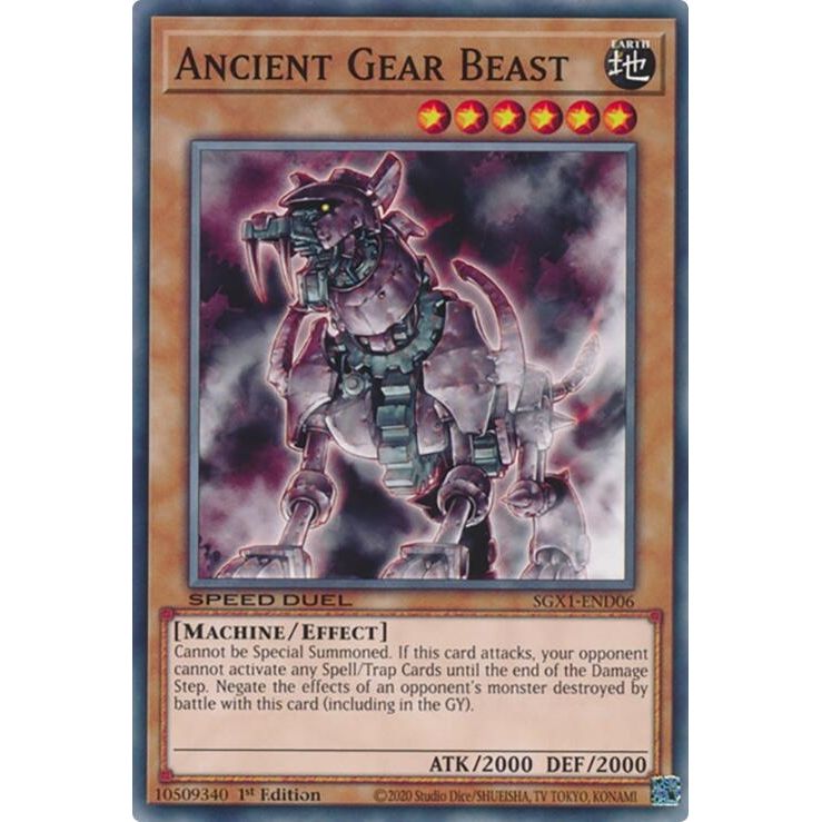 Image for Ancient Gear Beast (SGX1-END06) - YuGiOh