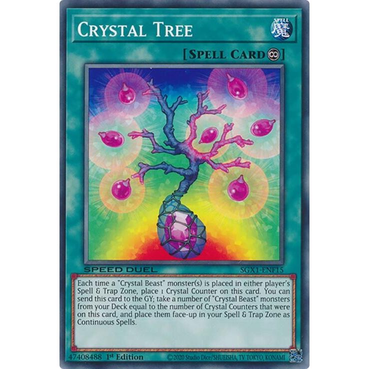 Image for Crystal Tree (SGX1-ENF15) - YuGiOh
