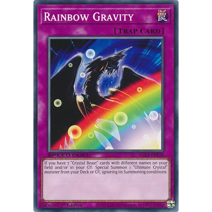 Image for Rainbow Gravity (SGX1-ENF18) - YuGiOh