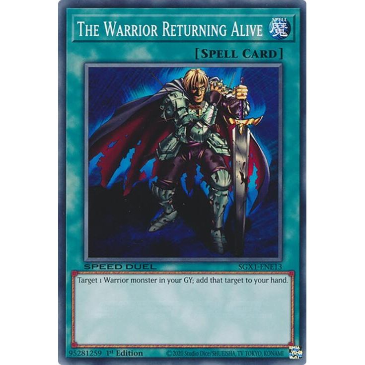 Image for The Warrior Returning Alive (SGX1-ENE13) - YuGiOh