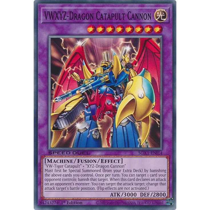 Image for VWXYZ-Dragon Catapult Cannon (SGX1-ENI14) - YuGiOh