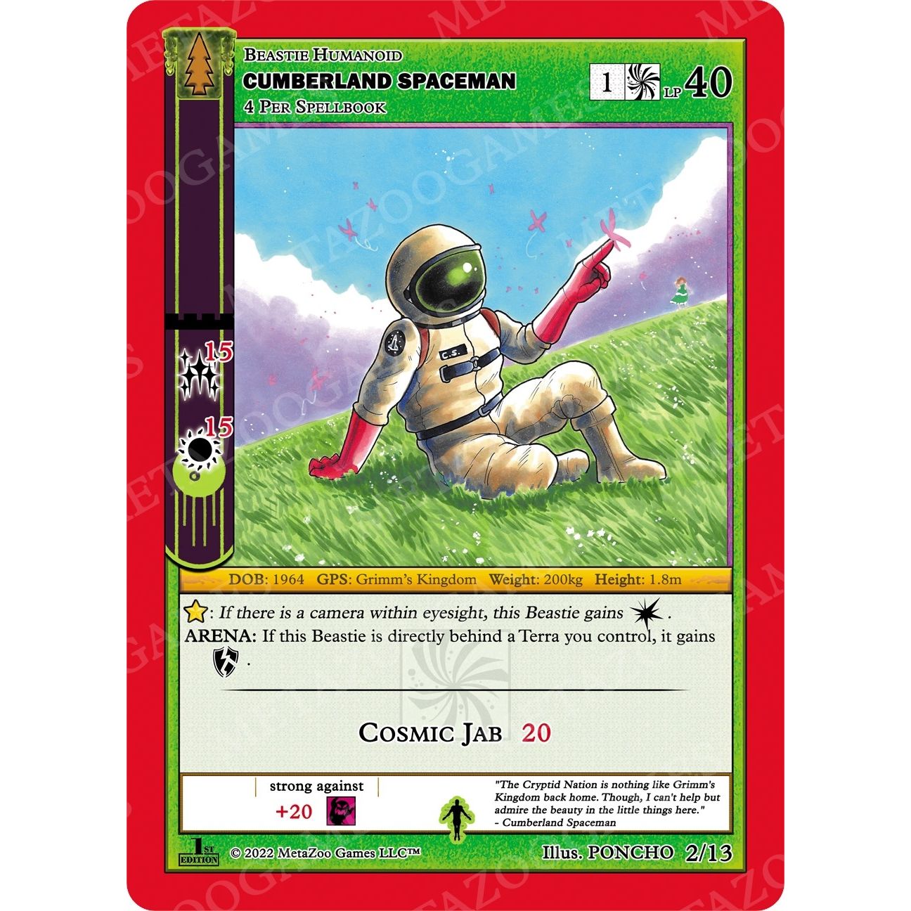 Image for Cumberland Spaceman (2/13) (WILFE-RE) - MetaZoo