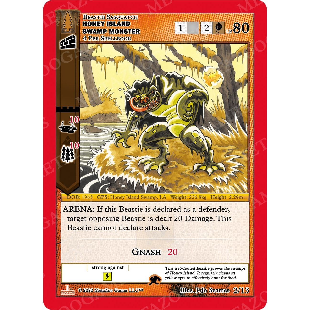Image for Honey Island Swamp Monster (2/13) (WILFE-RE) - MetaZoo