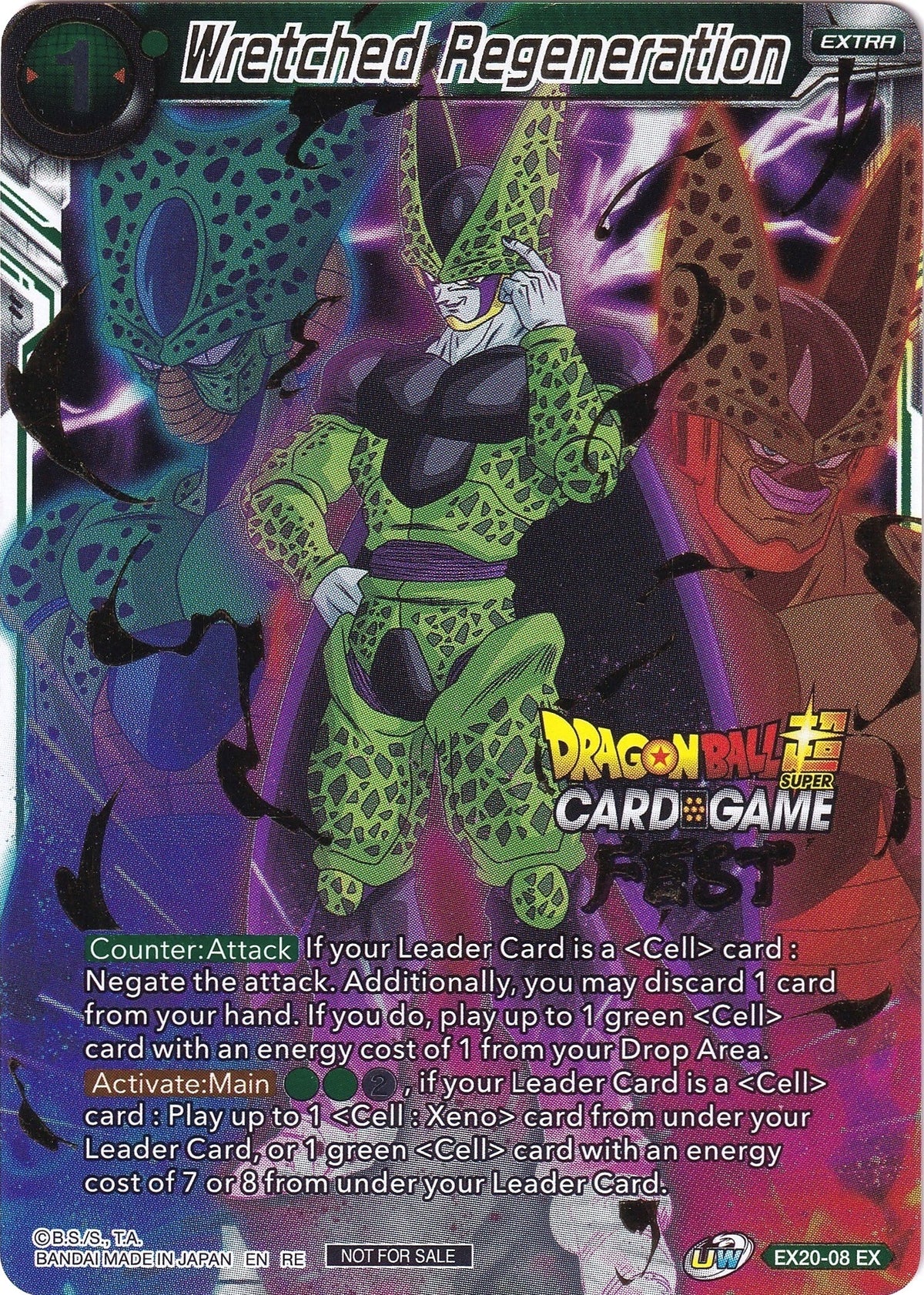 Image for Wretched Regeneration (Card Game Fest 2022) (EX20-08) (TPR) - Dragon Ball Super: Masters