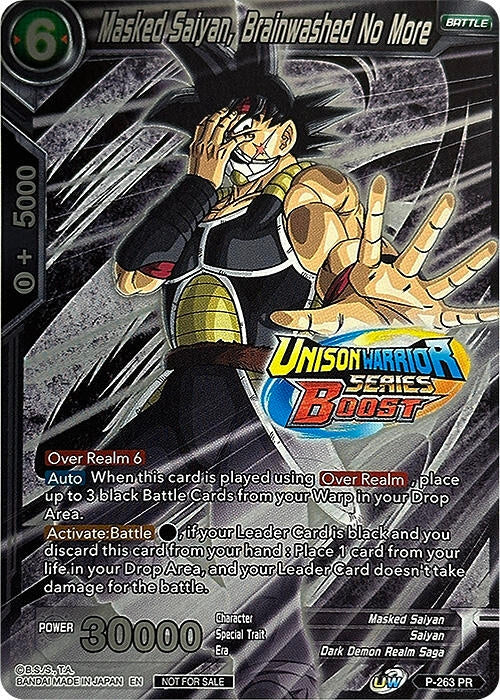 Image for Masked Saiyan, Brainwashed No More (Event Pack 08) (Alternate Foil) (P-263) (TPR) - Dragon Ball Super: Masters