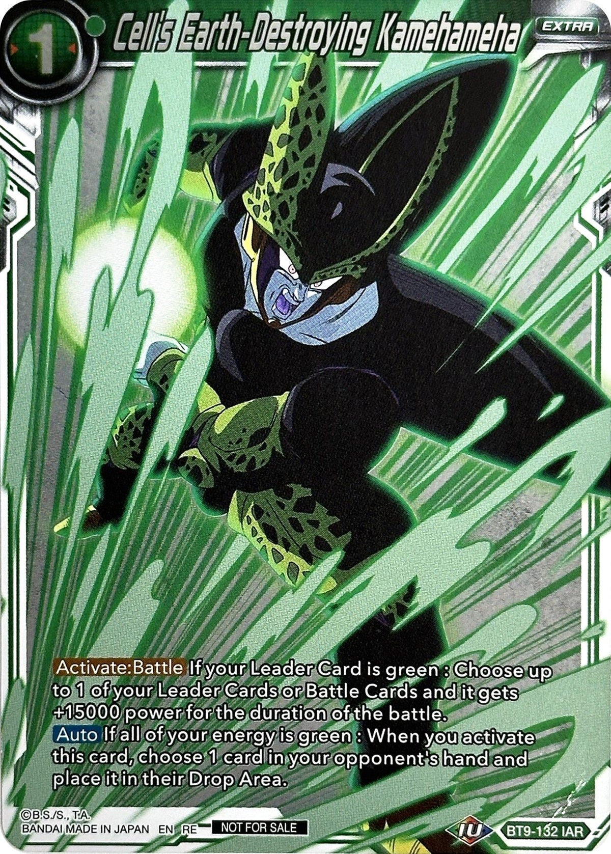 Image for Cell's Earth-Destroying Kamehameha (Event Pack 09) (Alternate Foil) (BT9-132) (TPR) - Dragon Ball Super: Masters