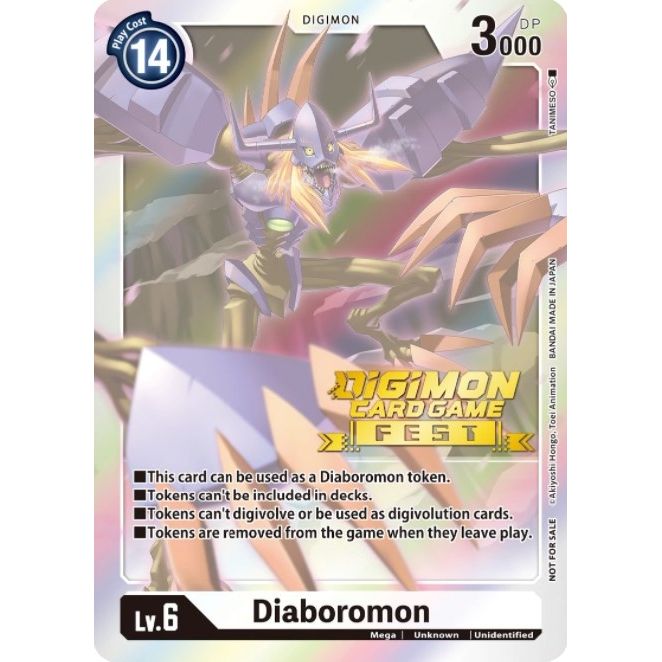 Image for Diaboromon Token (Digimon Card Game Fest 2022) (D-PR) - Digimon Card Game