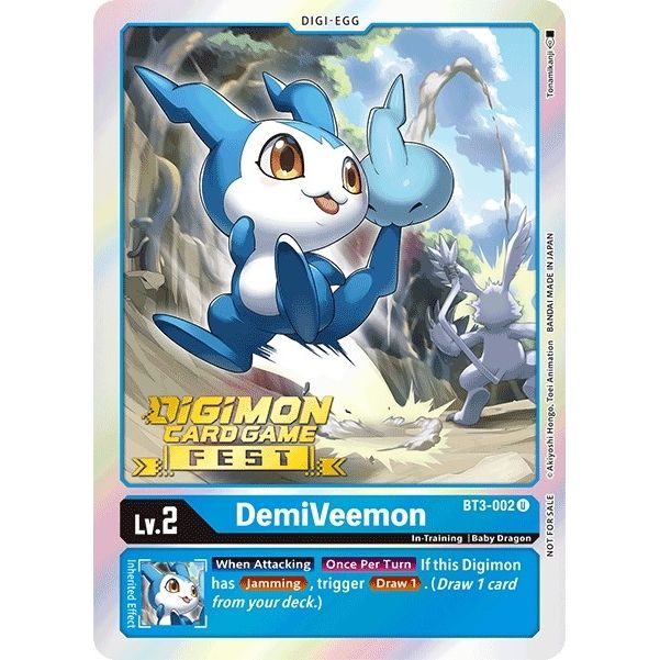 Image for DemiVeemon - BT3-002 (Digimon Card Game Fest 2022) (BT3-002 U) (BT01-03A) - Digimon Card Game