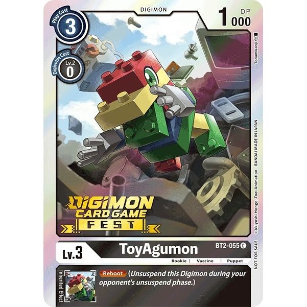 Image for ToyAgumon (Digimon Card Game Fest 2022) (BT2-055 C) (BT01-03A) - Digimon Card Game