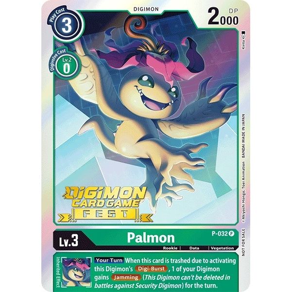 Image for Palmon - P-032 (Digimon Card Game Fest 2022) (P-032 P) (D-PR) - Digimon Card Game