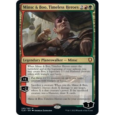 Image for Minsc & Boo, Timeless Heroes (285) (CLB) - Magic: The Gathering