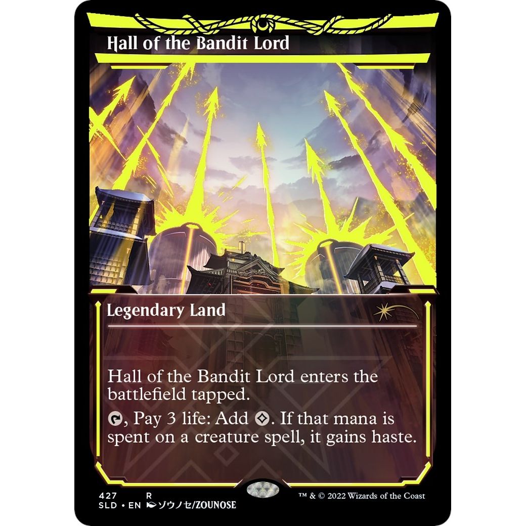 Image for Hall of the Bandit Lord (Neon Yellow) (427) (SLD) - Magic: The Gathering