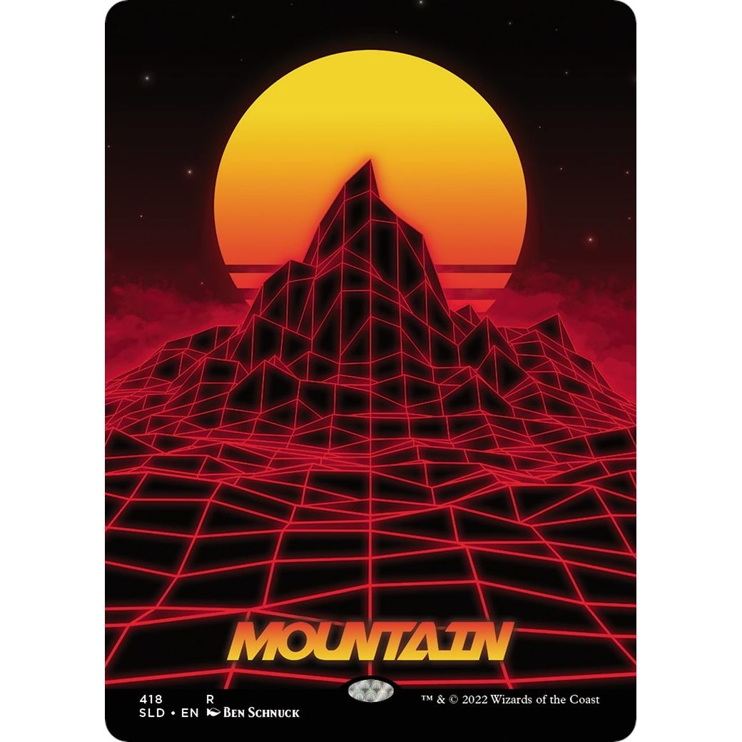 Image for Mountain (418) (418) (SLD) - Magic: The Gathering