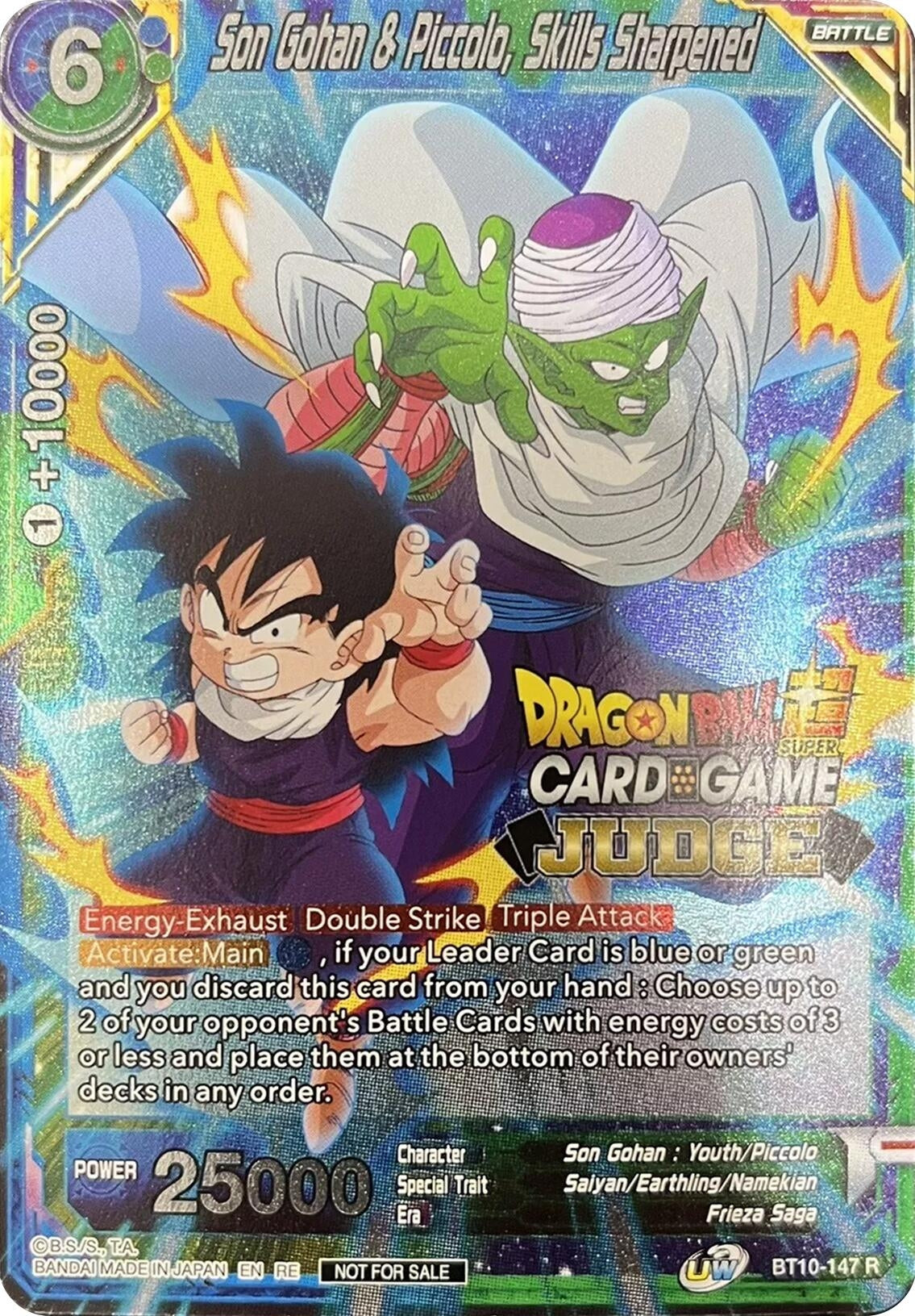 Image for Son Gohan & Piccolo, Skills Sharpened (Judge Pack Vol.11) (BT10-147) (TPR) - Dragon Ball Super: Masters