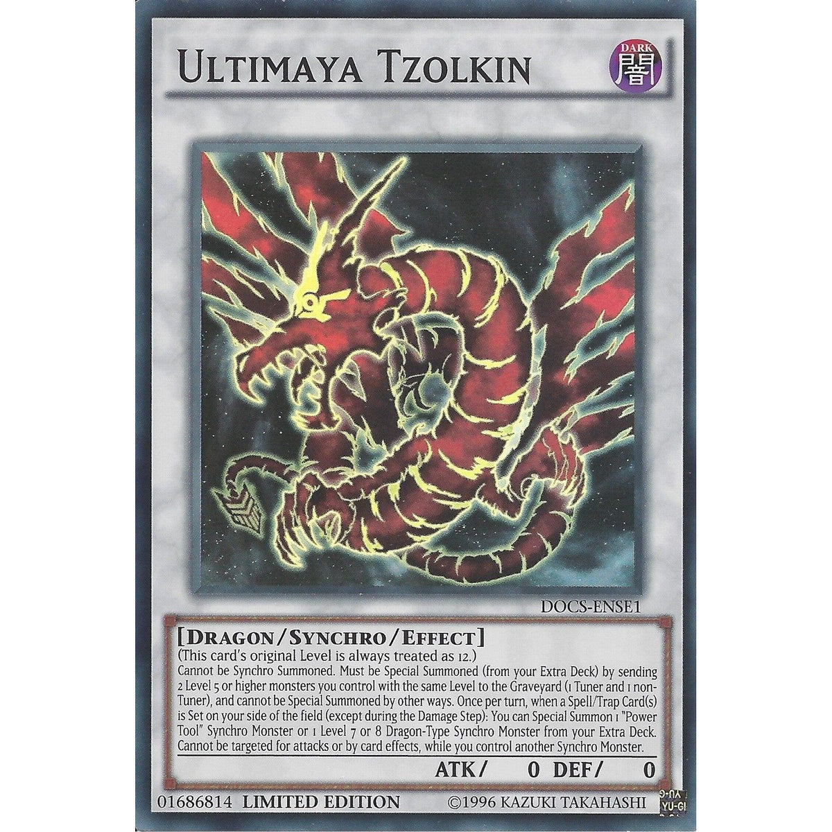 Image for Ultimaya Tzolkin (DOCS-ENSE1) (DOCS) - YuGiOh