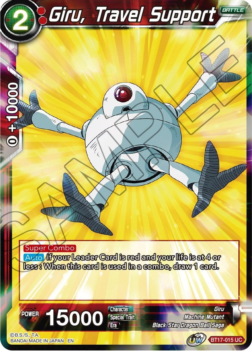 Image for Giru, Travel Support (BT17-015) (DBS-B17) - Dragon Ball Super: Masters
