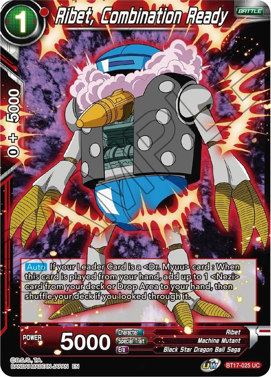 Image for Ribet, Combination Ready (BT17-025) (DBS-B17) - Dragon Ball Super: Masters