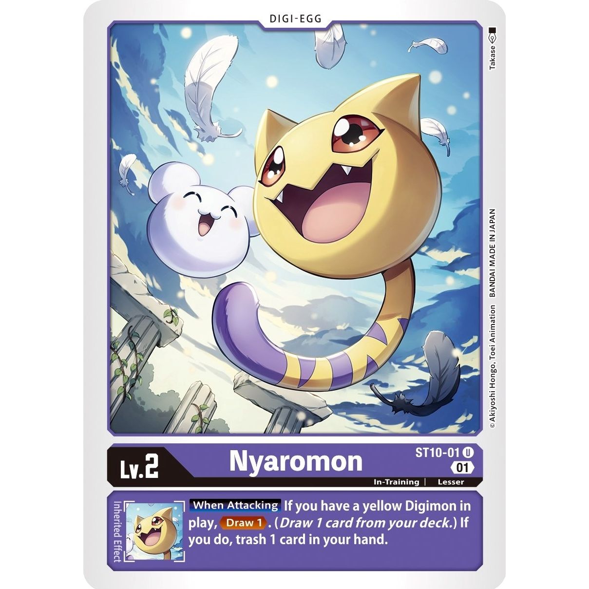 Image for Nyaromon (ST10-01) (ST-10) - Digimon Card Game