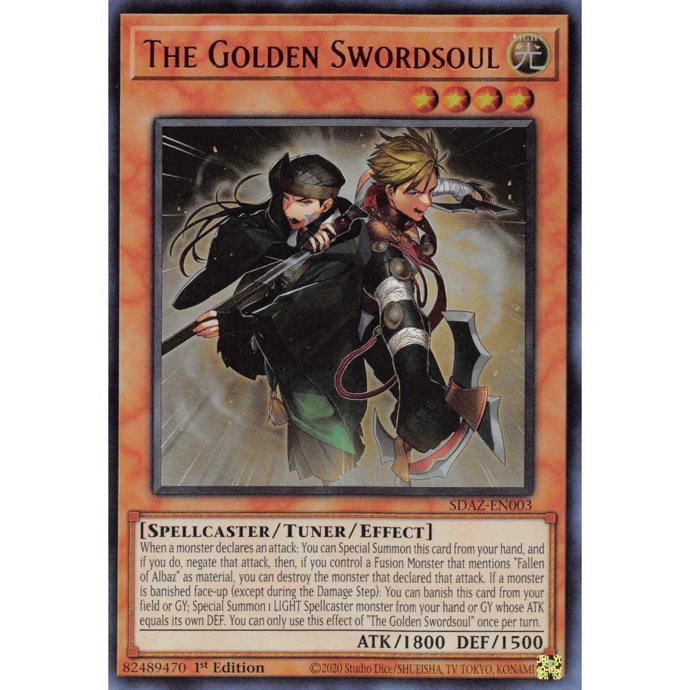 Image for The Golden Swordsoul (SDAZ-EN003) (SDAZ) - YuGiOh