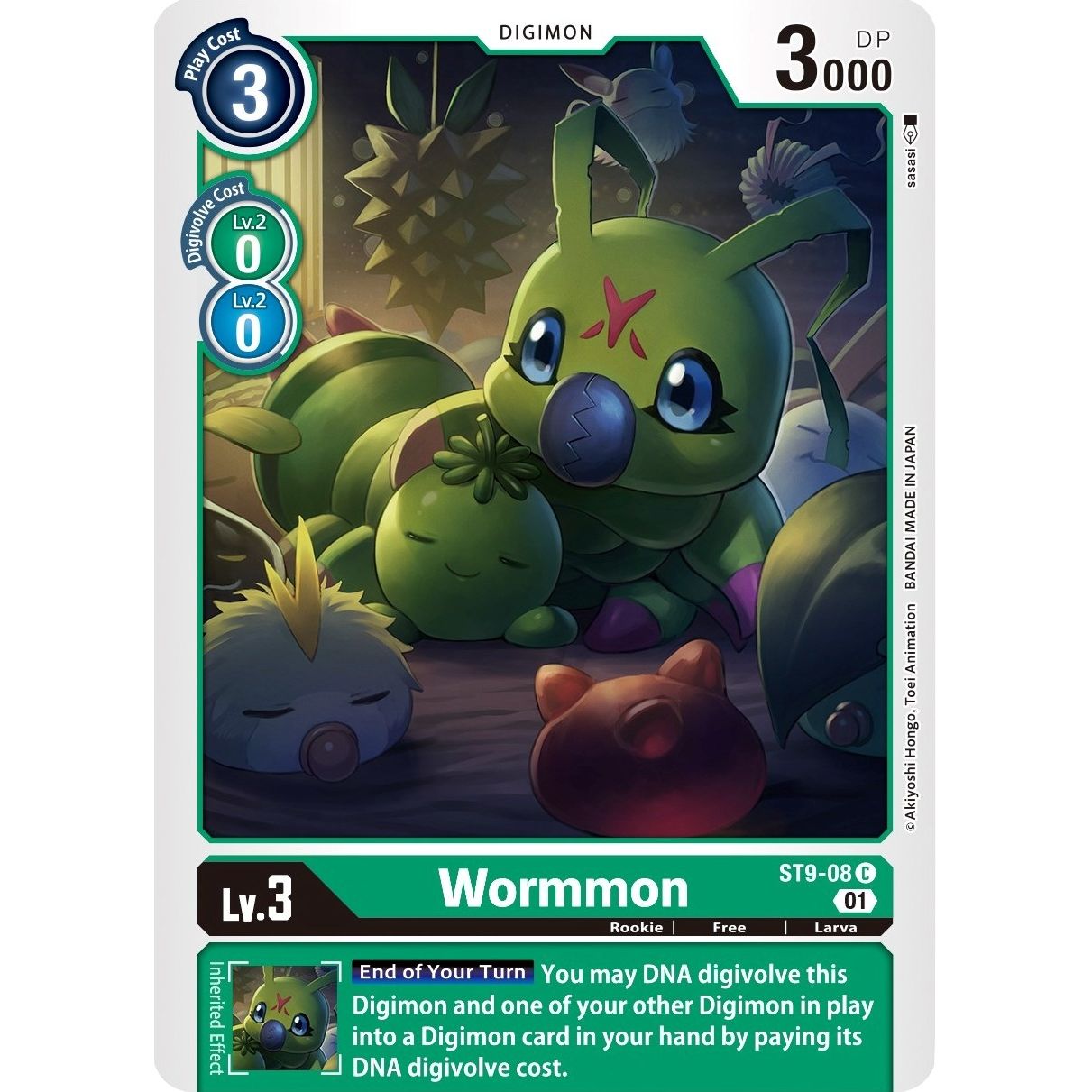 Image for Wormmon (ST9-08 C) (ST-9) - Digimon Card Game