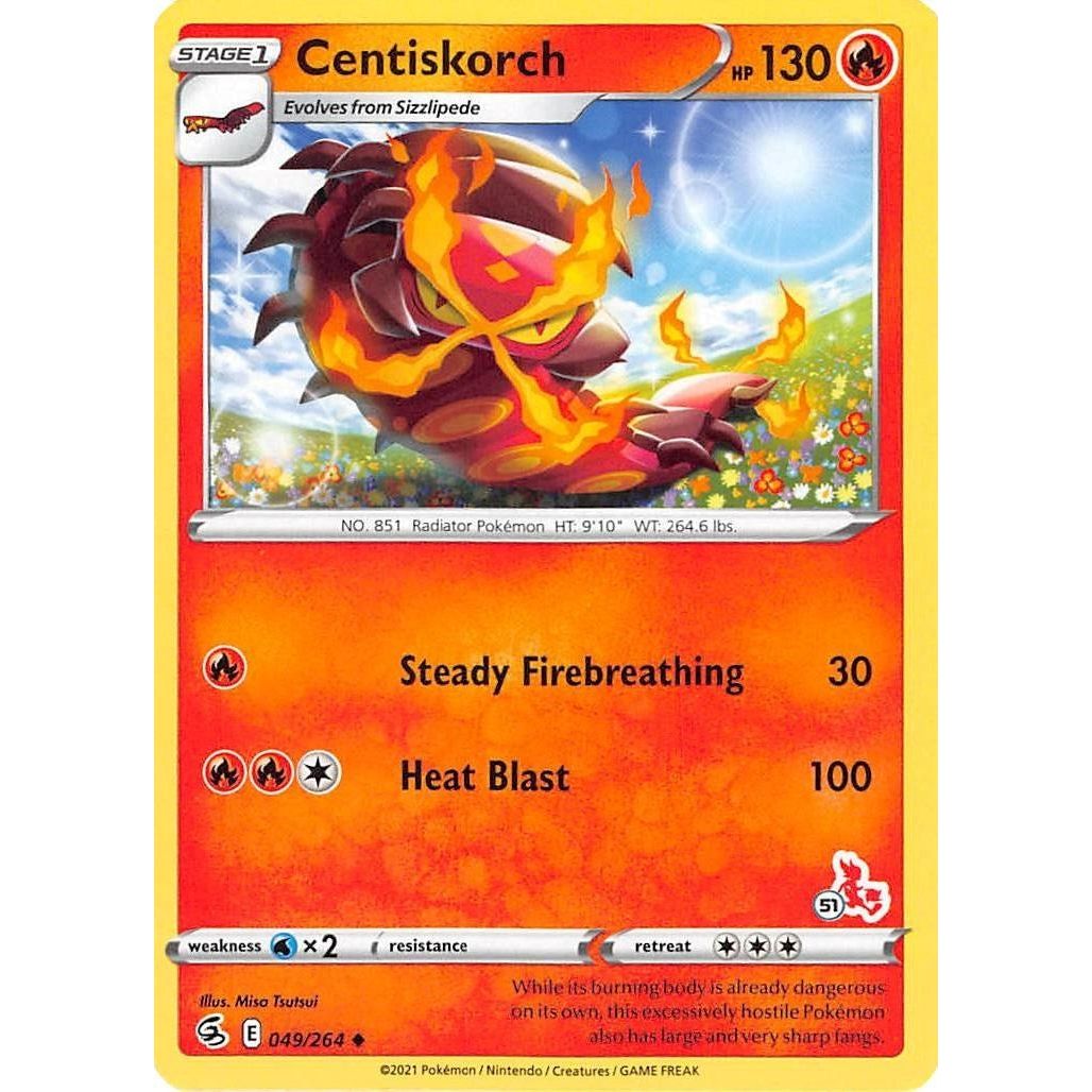 Image for Centiskorch - 049/264 (#51 Cinderace Stamped) (049/264) (BA22) - Pokemon