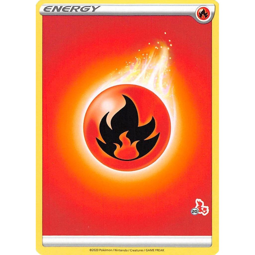 Image for Fire Energy (#20 Cinderace Stamped) (BA22) - Pokemon