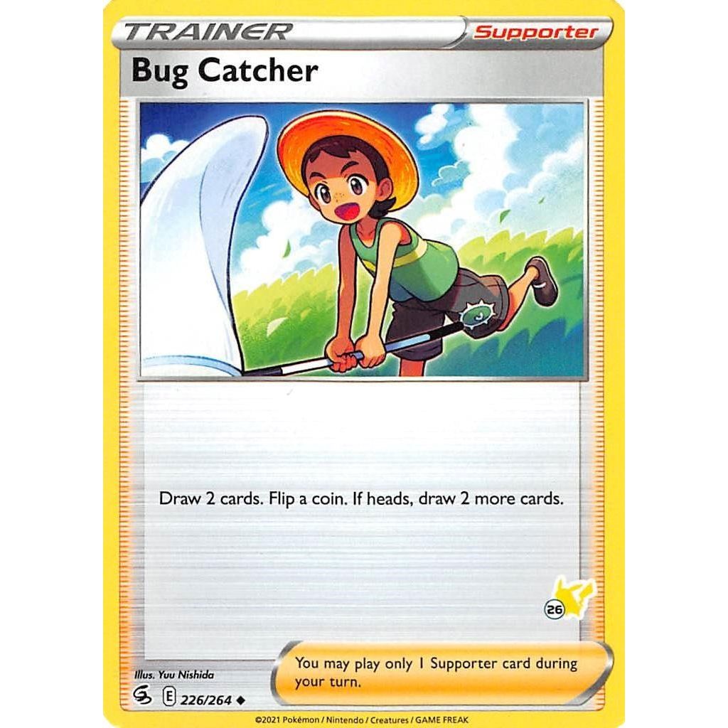 Image for Bug Catcher - 226/264 (#26 Pikachu Stamped) (226/264) (BA22) - Pokemon