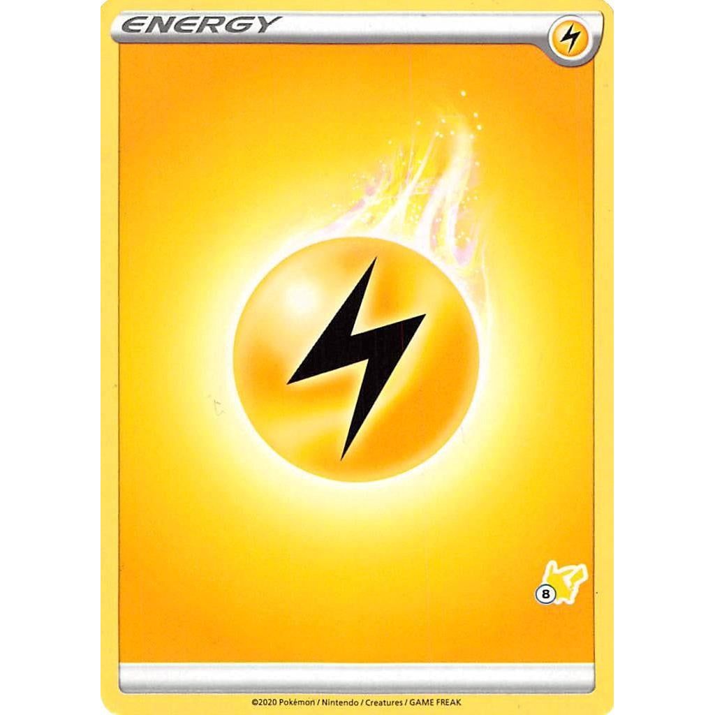 Image for Lightning Energy (#8 Pikachu Stamped) (BA22) - Pokemon