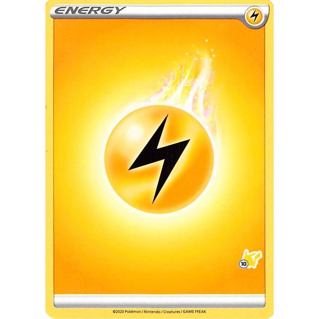 Image for Lightning Energy (#10 Pikachu Stamped) (BA22) - Pokemon