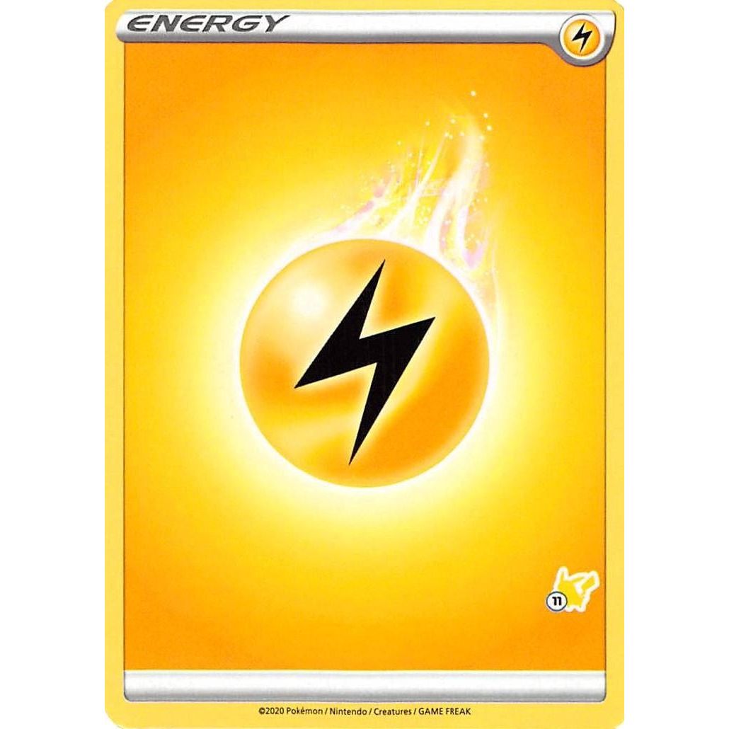 Image for Lightning Energy (#11 Pikachu Stamped) (BA22) - Pokemon
