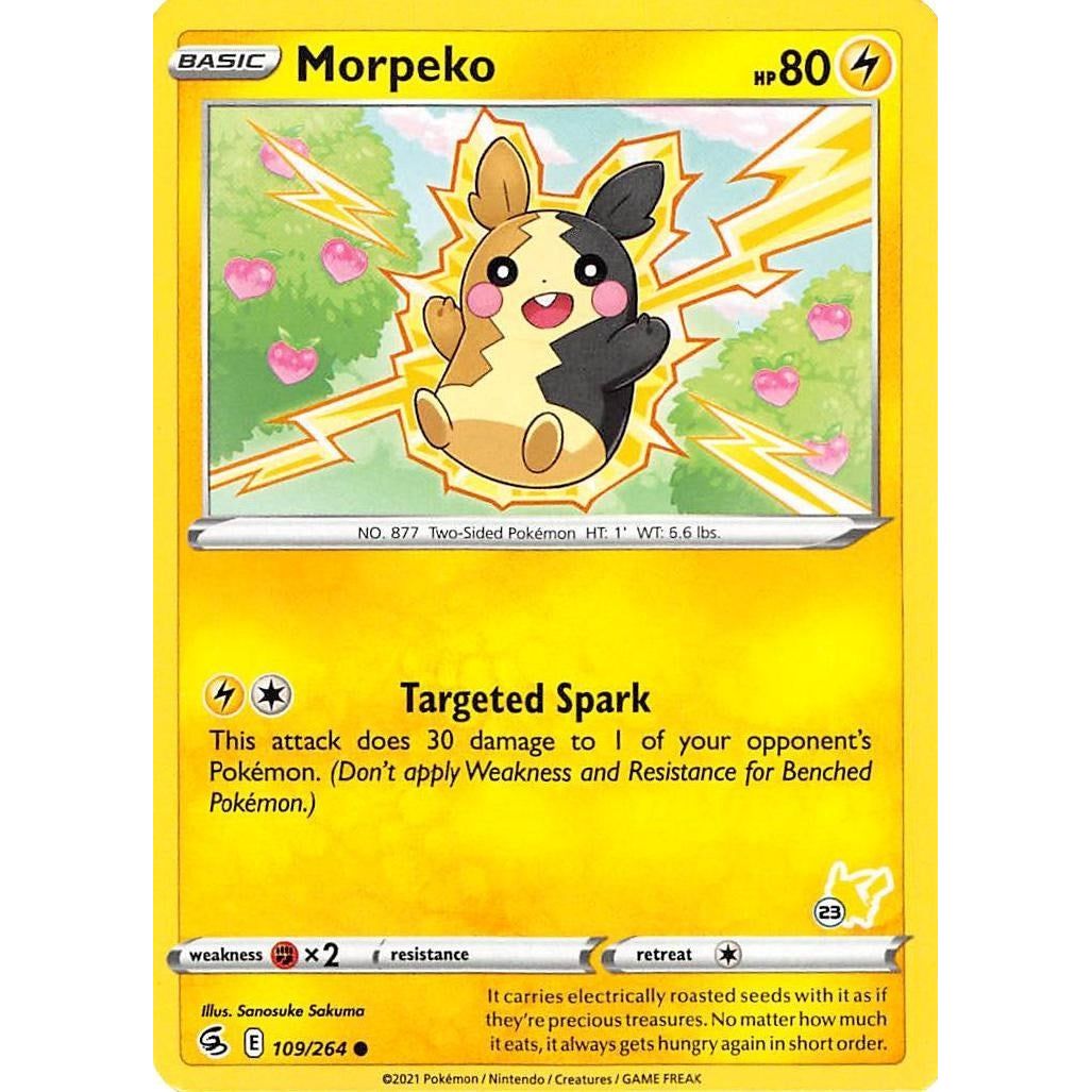 Image for Morpeko - 109/264 (#23 Pikachu Stamped) (109/264) (BA22) - Pokemon