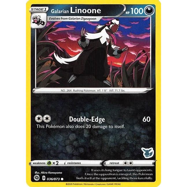 Image for Galarian Linoone - 036/073 (Eevee Stamped) (036/073) (BA22) - Pokemon