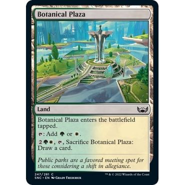 Image for Botanical Plaza (247) (SNC) - Magic: The Gathering