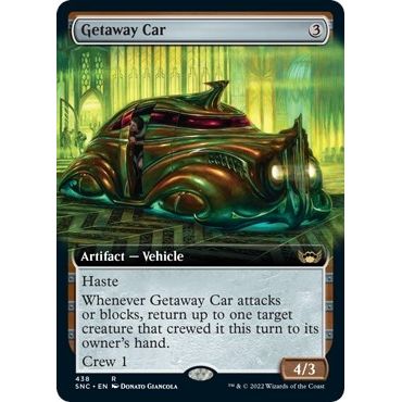 Image for Getaway Car (Extended Art) (438) (SNC) - Magic: The Gathering