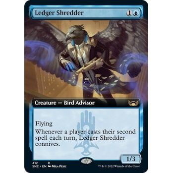 Image for Ledger Shredder (Extended Art) (412) (SNC) - Magic: The Gathering