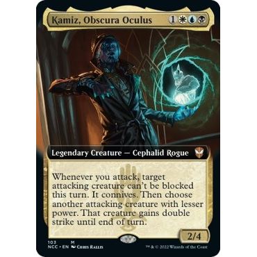 Image for Kamiz, Obscura Oculus (Extended Art) (103) (NCC) - Magic: The Gathering