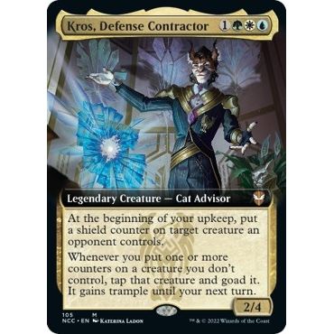 Image for Kros, Defense Contractor (Extended Art) (105) (NCC) - Magic: The Gathering