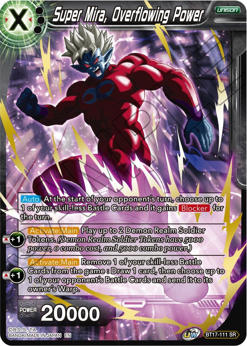 Image for Super Mira, Overflowing Power (BT17-111) (DBS-B17) - Dragon Ball Super: Masters
