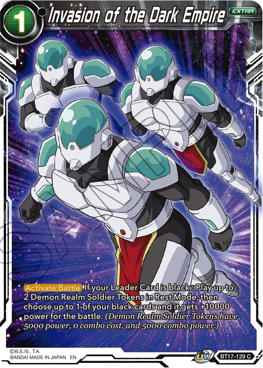 Image for Invasion of the Dark Empire (BT17-129) (DBS-B17) - Dragon Ball Super: Masters