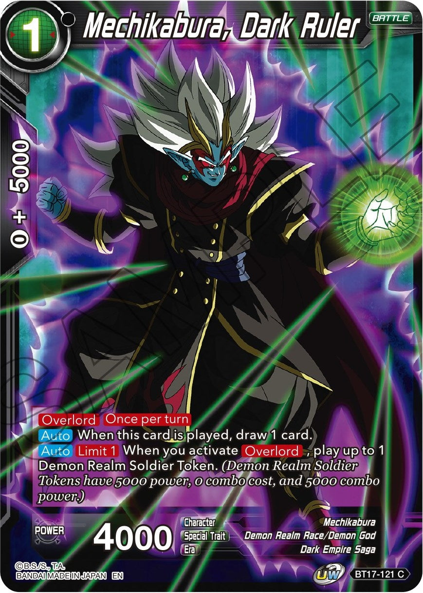 Image for Mechikabura, Dark Ruler (BT17-121) (DBS-B17) - Dragon Ball Super: Masters