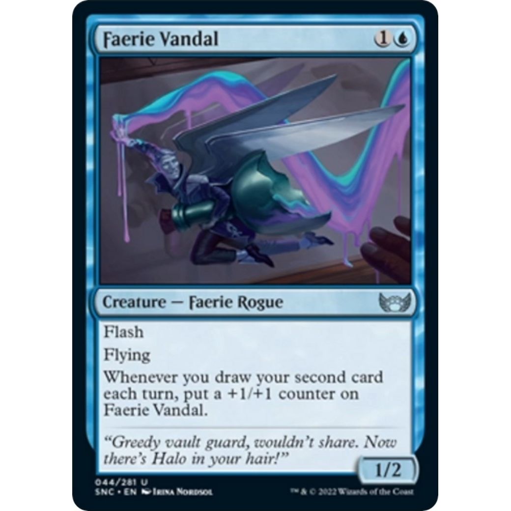 Image for Faerie Vandal (44) (SNC) - Magic: The Gathering
