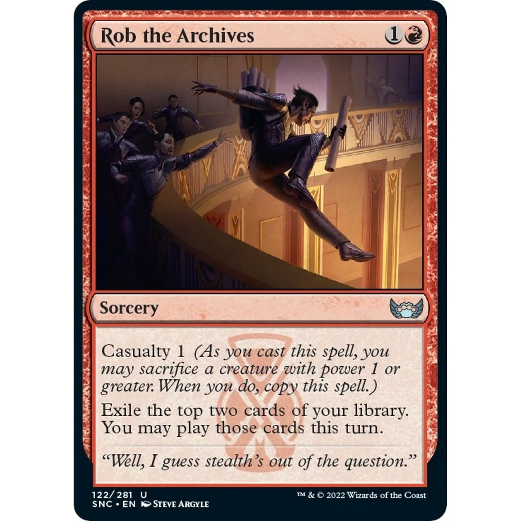 Image for Rob the Archives (122) (SNC) - Magic: The Gathering