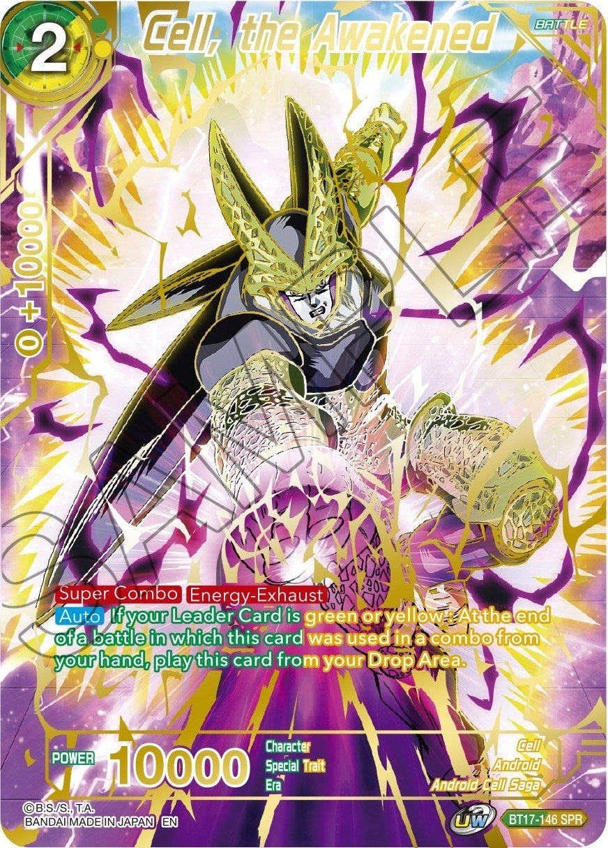 Image for Cell, the Awakened (SPR) (BT17-146) (DBS-B17) - Dragon Ball Super: Masters