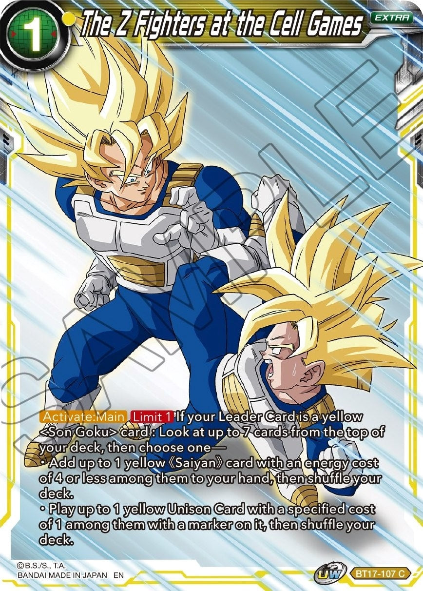 Image for The Z Fighters at the Cell Games (BT17-107) (DBS-B17) - Dragon Ball Super: Masters