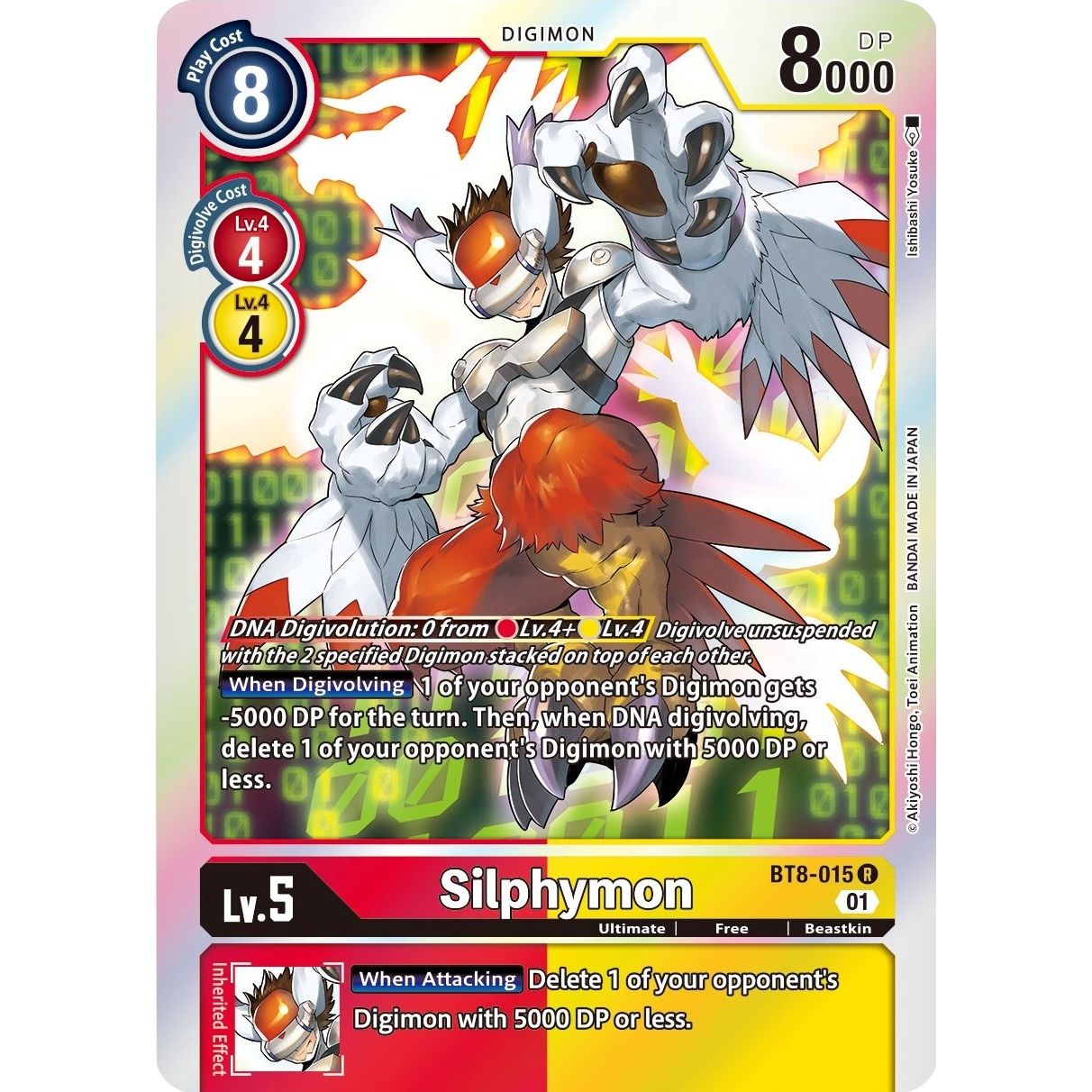 Image for Silphymon (BT8-015 R) (BT08) - Digimon Card Game
