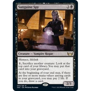 Image for Sanguine Spy (93) (SNC) - Magic: The Gathering