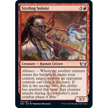 Image for Sizzling Soloist (123) (SNC) - Magic: The Gathering