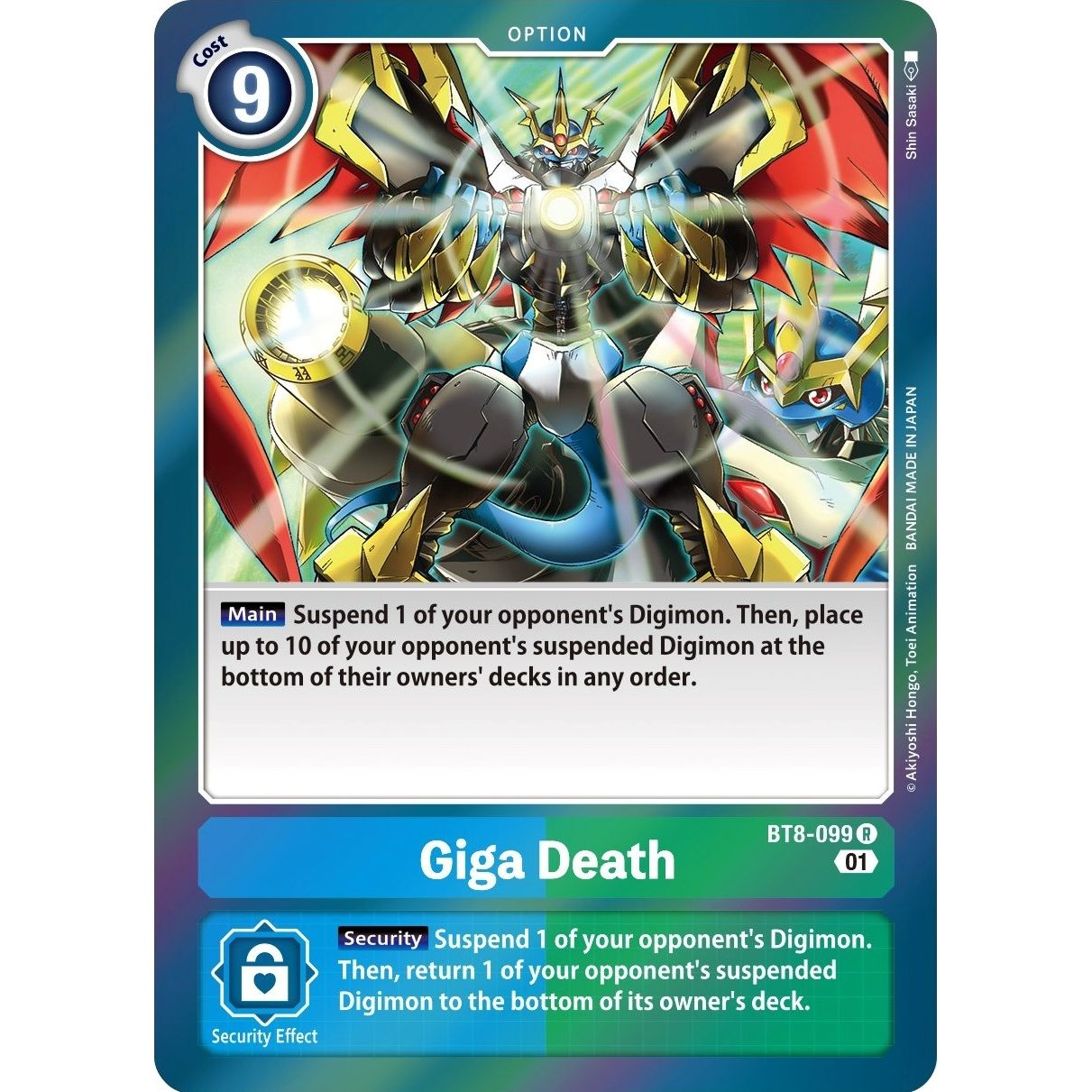 Image for Giga Death (BT8-099 R) (BT08) - Digimon Card Game
