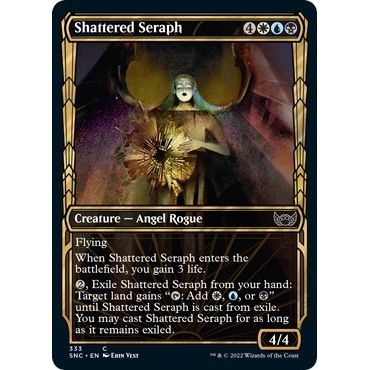 Image for Shattered Seraph (Showcase) (333) (SNC) - Magic: The Gathering