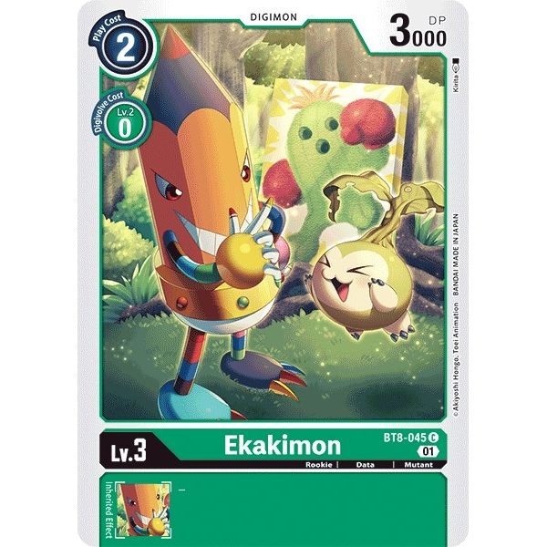 Image for Ekakimon (BT8-045 C) (BT08) - Digimon Card Game